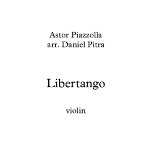 Piazzolla, Astor - Libertango - Housle (part)